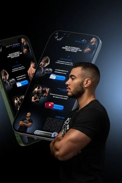 Site para personal trainer desenvolvido pela Select Web